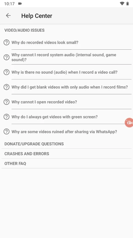 AZ Screen Recorder — スクリーンショット 1